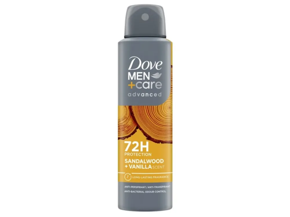 Dove Men+Care antiperspirant sprej 150 ml Sandalwood+Vanilla Koupit Online