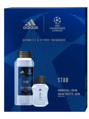 Adidas dárková sada UEFA Star (sprchový gel 250 ml + EDT 50 ml) Must-Have