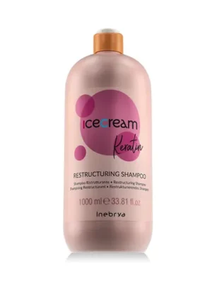 Inebrya Ice Cream Keratin Restructuring Shampoo 1000 ml Omezená Nabídka