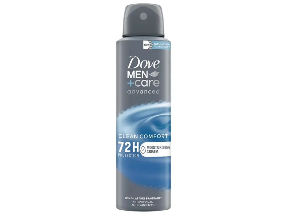 Dove Men+Care antiperspirant sprej 150 ml Clean Comfort Novinka
