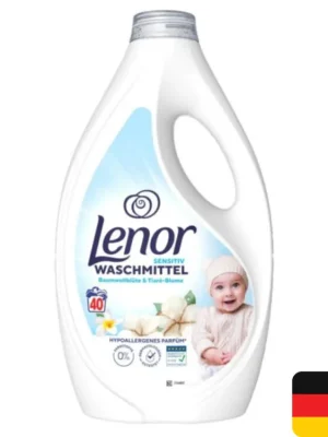 Sezónní Sleva Lenor prací gel 40 dávek Sensitiv 1,8 l