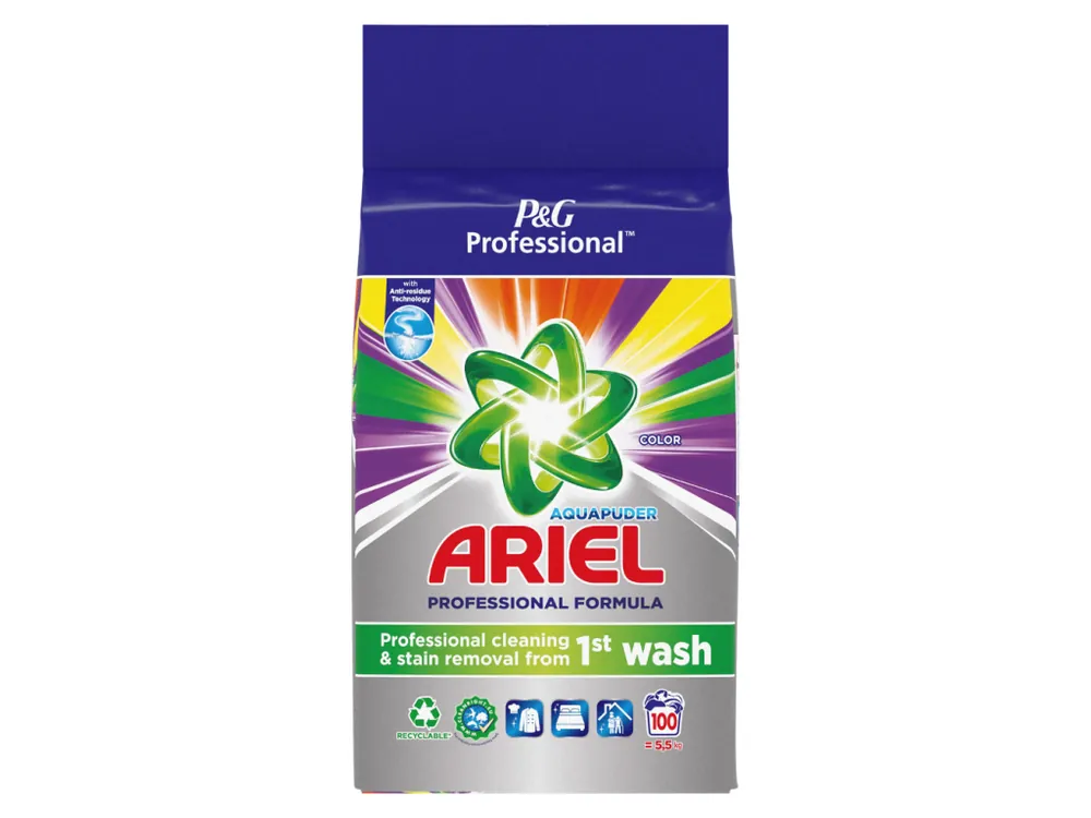 Ariel prací prášek 100 dávek Professional Color 5,5 kg Doprava Zdarma