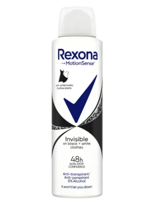 Rexona antiperspirant sprej 150 ml Invisible Black & White Ihned K Objednání