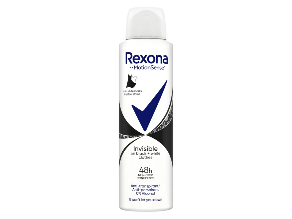 Rexona antiperspirant sprej 150 ml Invisible Black & White Ihned K Objednání