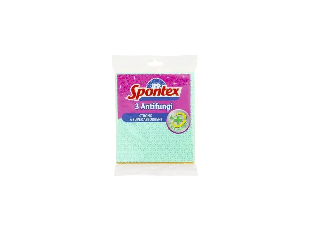 Hit Sezóny Spontex houbové utěrky 3 ks Antifungi