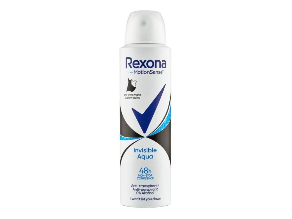 Rexona antiperspirant sprej 150 ml Invisible Aqua Nová Kolekce
