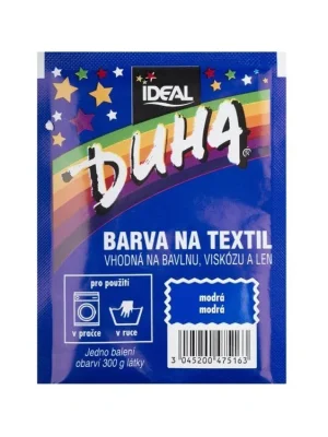 Duha barva na textil 15 g Modrá Cenová Bomba