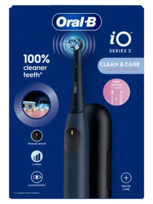 Sezónní Sleva Oral-B elektrický zubní kartáček iO 2 Ocean Blue + cestovní pouzdro