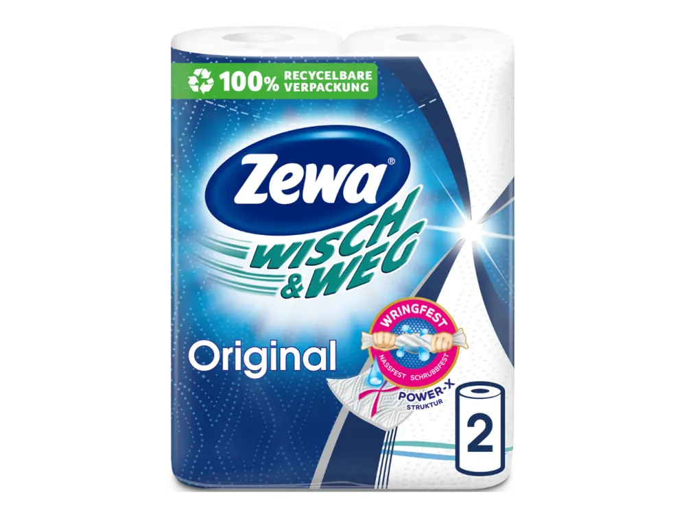 Zewa kuchyňské utěrky 2 ks 2-vrstvé Original Wisch & Weg Horká Nabídka