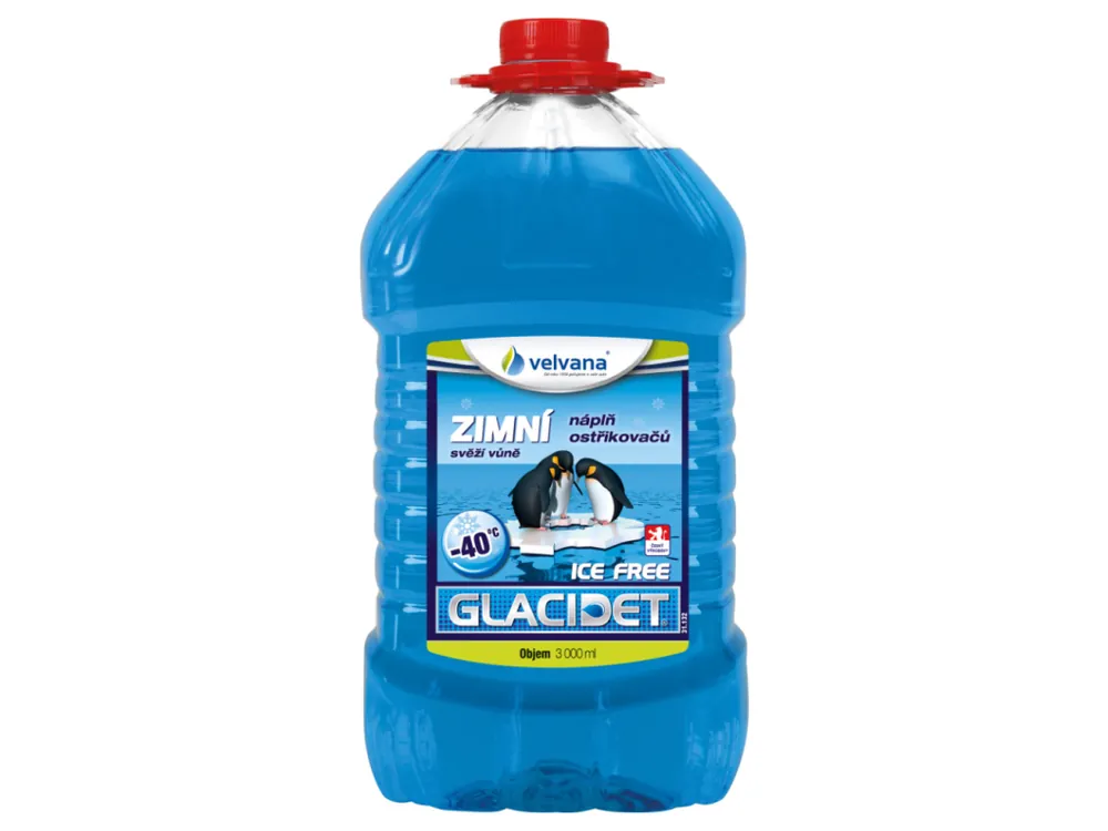 Speciální Cena Velvana Glacidet zimní směs do ostřikovačů -40°C 3 l