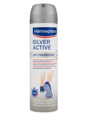 Hansaplast Silver Active antiperspirant spray na nohy 150 ml Finální Výprodej