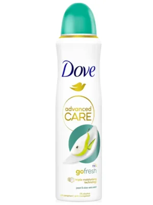 Dove antiperspirant sprej 150 ml Advanced Care Go Fresh Pear & Aloe Vera Výhodná Nabídka