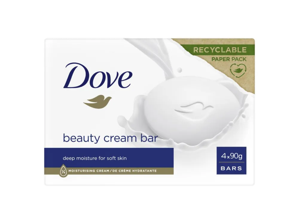 Dove toaletní mýdlo 4 x 90 g Beauty Cream Bar Nejlepší Volba