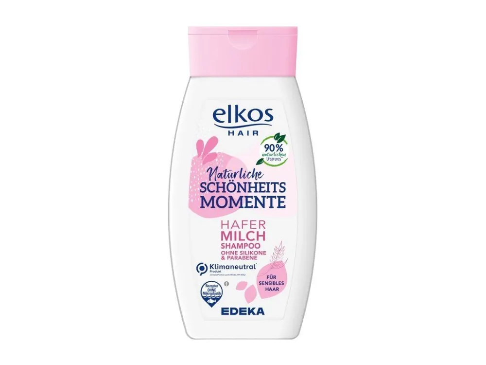Elkos Hair šampon na citlivé vlasy 250 ml Mléko a oves Oblíbený