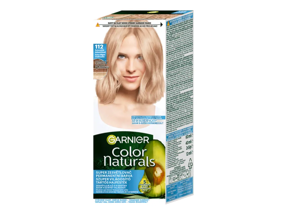 Akční Cena Garnier barva na vlasy Color Naturals 112 Extra svělá duhová blond