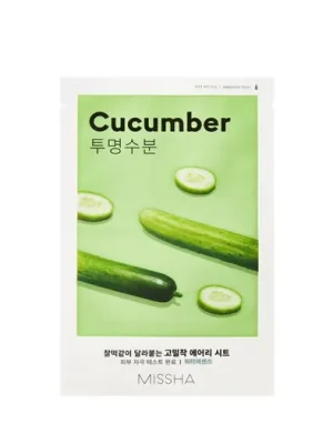 MISSHA Airy Fit Sheet Mask Cucumber 19 g Nízká Cena