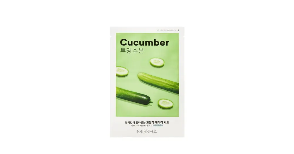 MISSHA Airy Fit Sheet Mask Cucumber 19 g Nízká Cena
