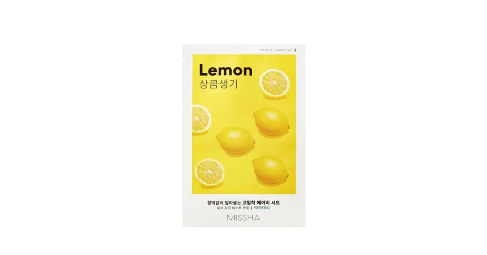 MISSHA Airy Fit Sheet Mask Lemon 19 g Výprodej