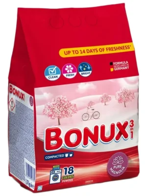 Výhodná Nabídka Bonux 3v1 prací prášek 18 dávek Color Magnolia 1,17 kg