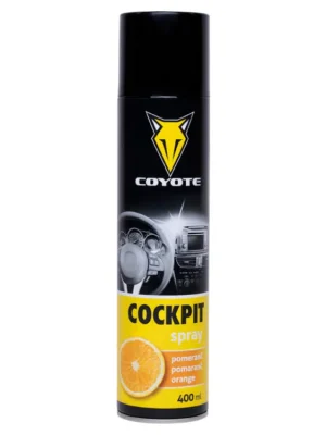 Akce Coyote Cockpit čistící spray pro interiér aut 400 ml Pomeranč