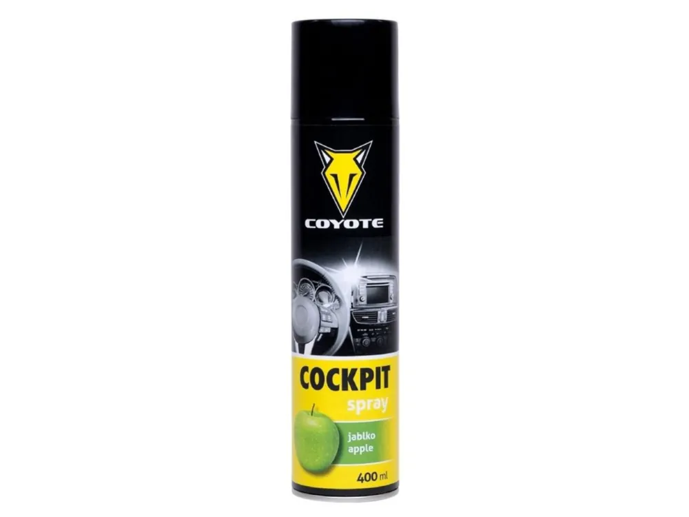 Přímo Od Výrobce Coyote Cockpit čistící spray pro interiér aut 400 ml Jablko