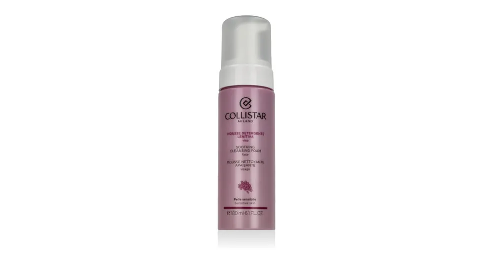 Collistar Soothing Cleansing Foam 180 ml Novinka
