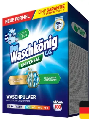 Ověřený Waschkönig prací prášek 100 dávek Universal 6 kg