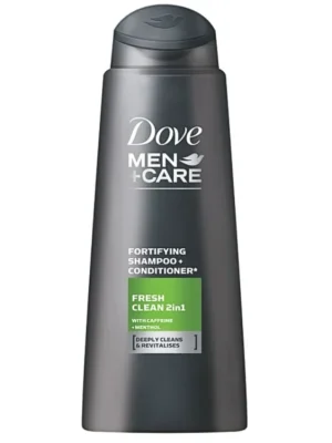 Dove Men+Care šampon 250 ml Fresh Clean 2v1 s kofeinem Nová Kolekce