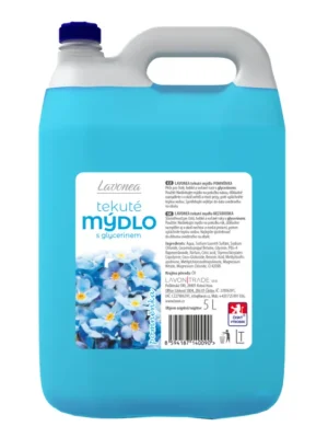 Cenový Hit Lavonea tekuté mýdlo náhradní náplň 5 l Pomněnka
