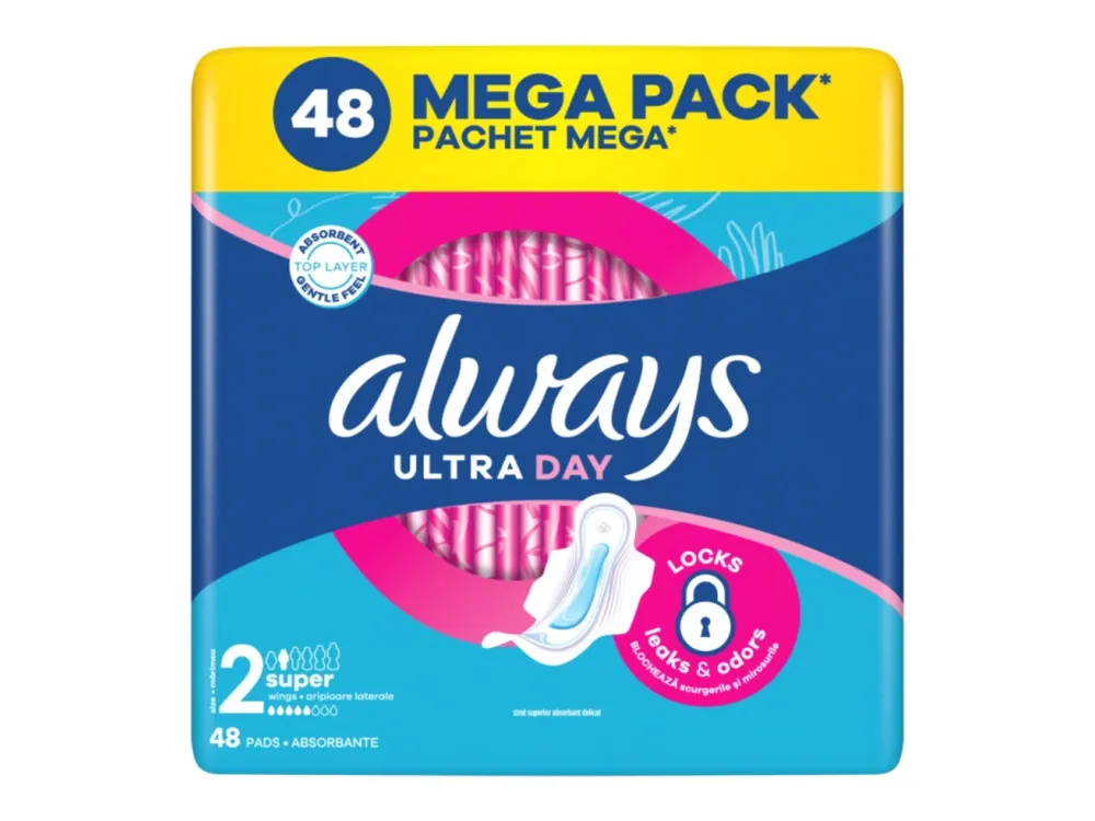 Víkendová Akce Always vložky 48 ks Ultra Super plus