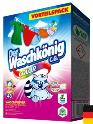 Oblíbený Waschkönig prací prášek 48 dávek Color 2,88 kg