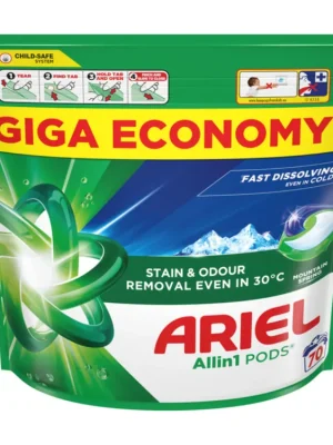 Ariel gelové kapsle 70 ks Mountain Spring All in 1 Nakupujte Hned