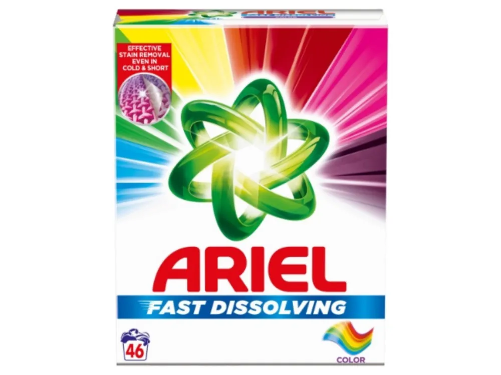 Ariel prací prášek 46 dávek Color 2,53 kg Tovární Cena