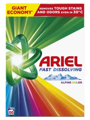Ariel prací prášek 100 dávek Alpine Color 5,5 kg Výhodná Nabídka