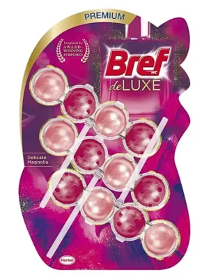 Bref WC blok DeLuxe 3 ks (3x50g) Delicate Magnolia Ověřený