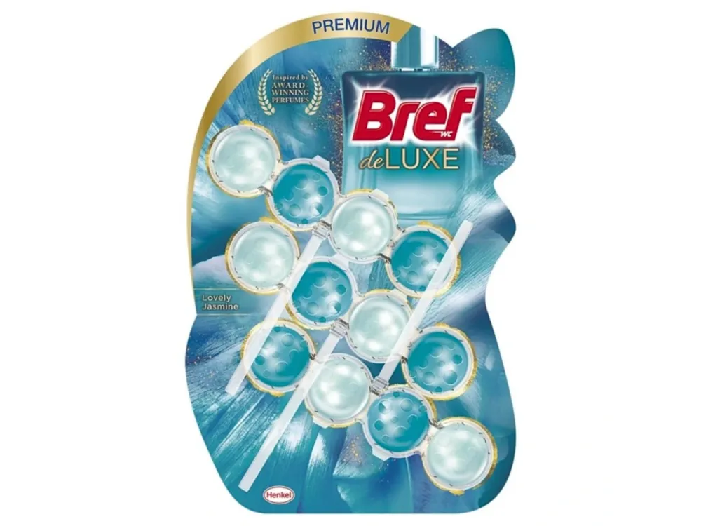 Nejlepší Volba Bref WC blok DeLuxe 3 ks (3x50g) Lovely Jasmine