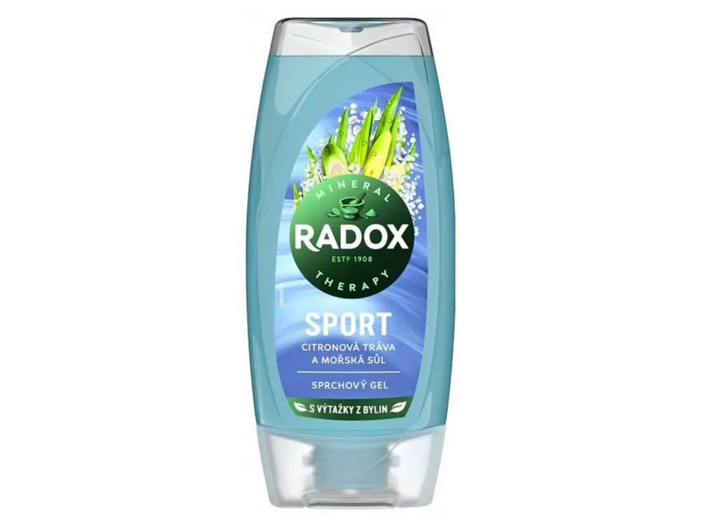 Radox sprchový gel 225 ml Men Sport Citronová tráva a mořská sůl Víkendová Akce