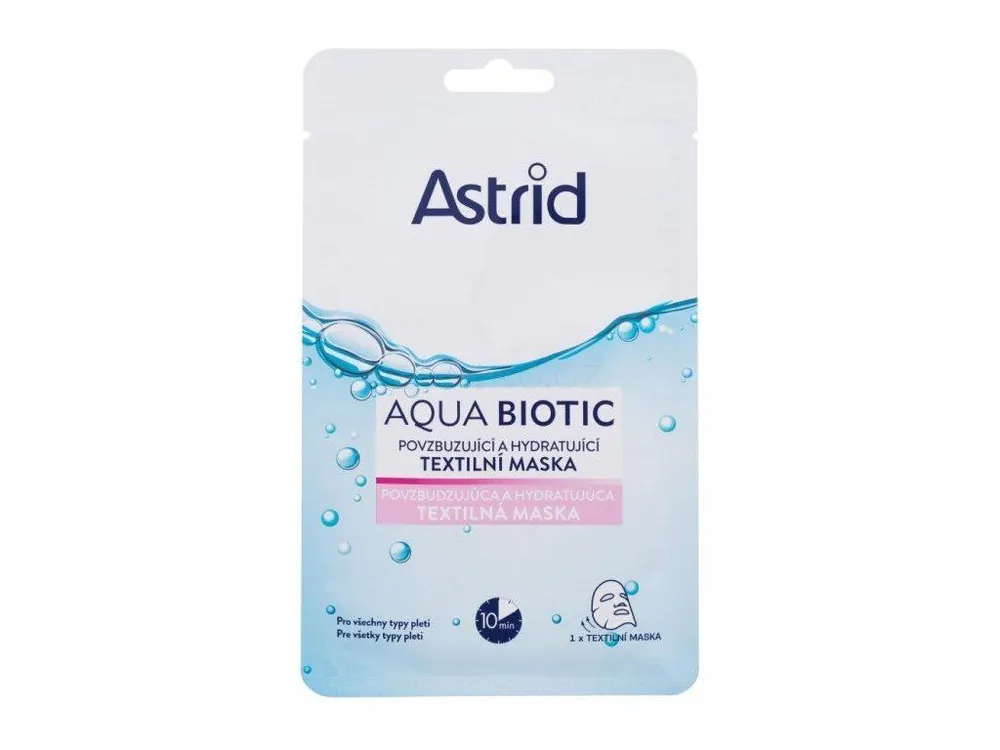 Super Cena Astrid pleťová maska textilní 20 ml Aqua Biotic