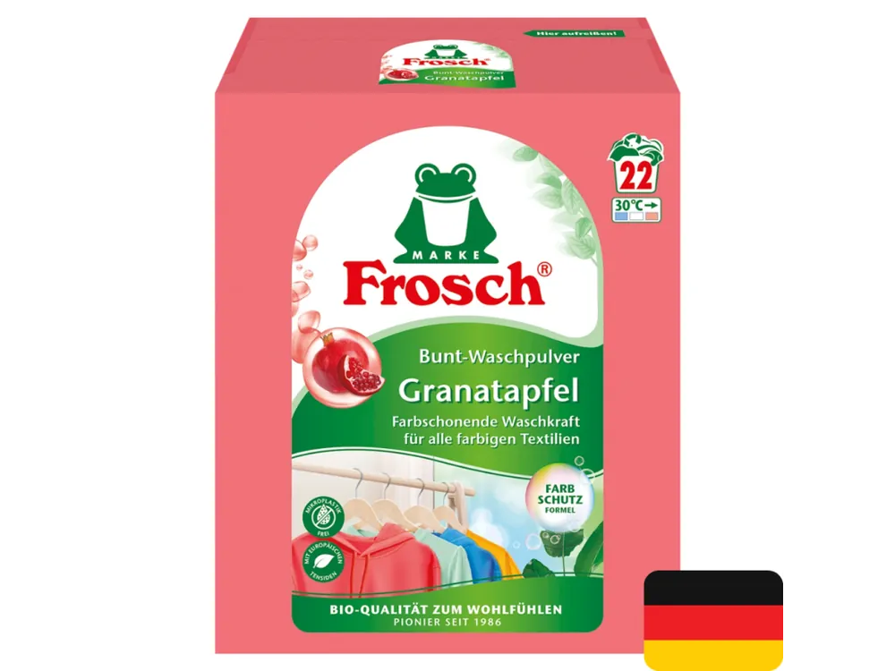 Frosch prací prášek 22 dávek Color Granatapfel 1,45 kg Nejprodávanější