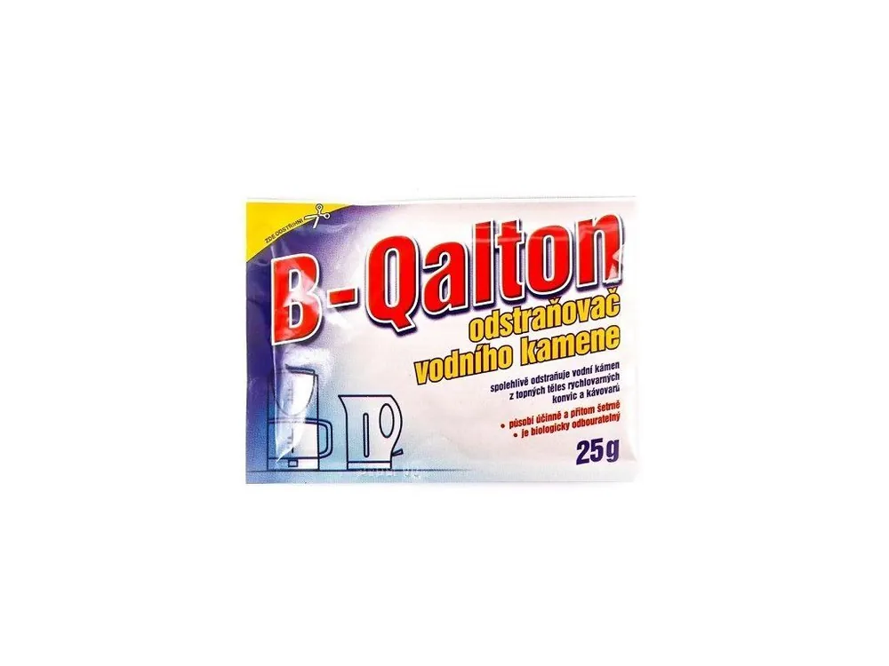 B-Qalton odstraňovač vodního kamene 25 g Časově Omezené