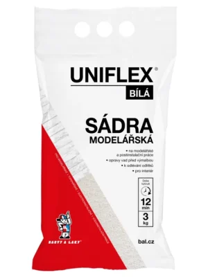 Uniflex modelářská sádra bílá 3 kg Přímo Od Výrobce