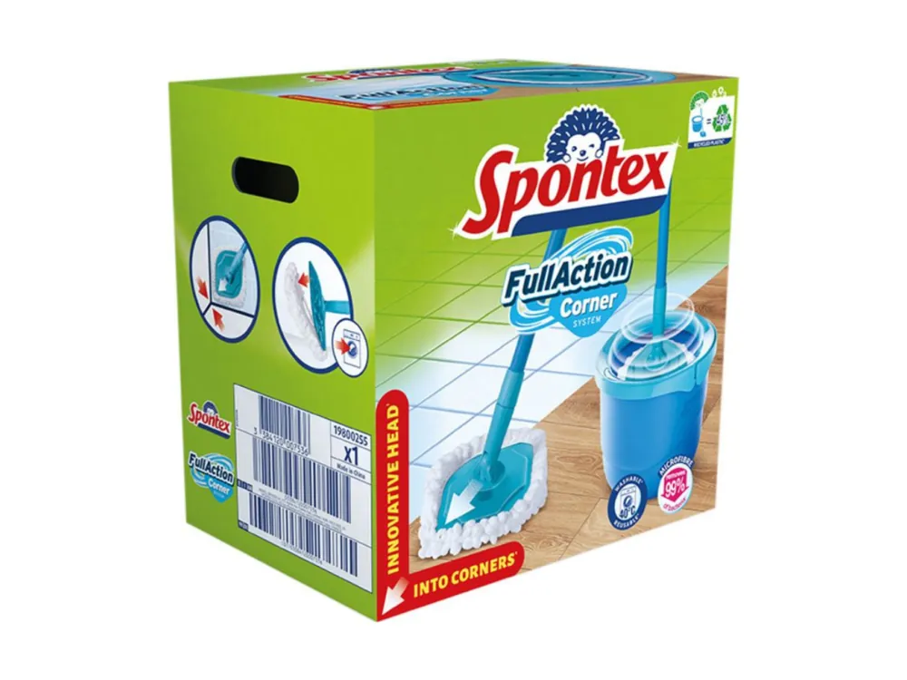 Přímo Od Výrobce Spontex úklidový set Full Action Corner system