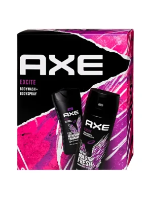 Novinka Axe dárková sada Excite (sprchový gel 250 ml + deodorant 150 ml)