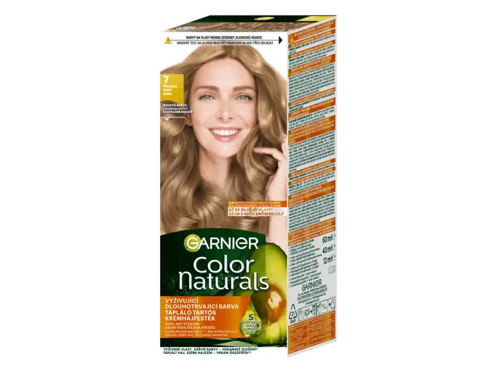 Garnier barva na vlasy Color Naturals 7 Přirozená blond Nová Kolekce