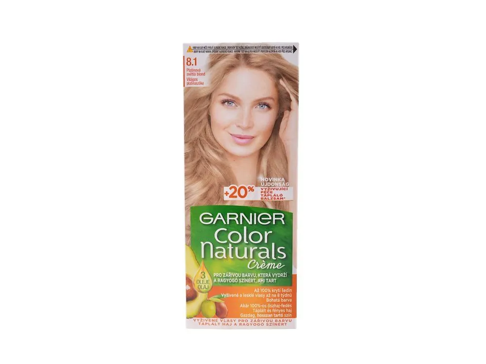 Garnier barva na vlasy Color Naturals 8.1 Platinová světlá blond Aktuální