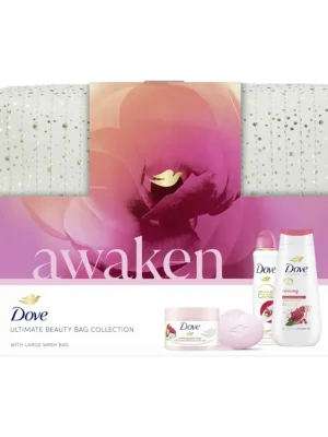 Dove dárková sada Awaken (sprchový gel + antiperspirant + mýdlo + body scrub) Cenová Bomba