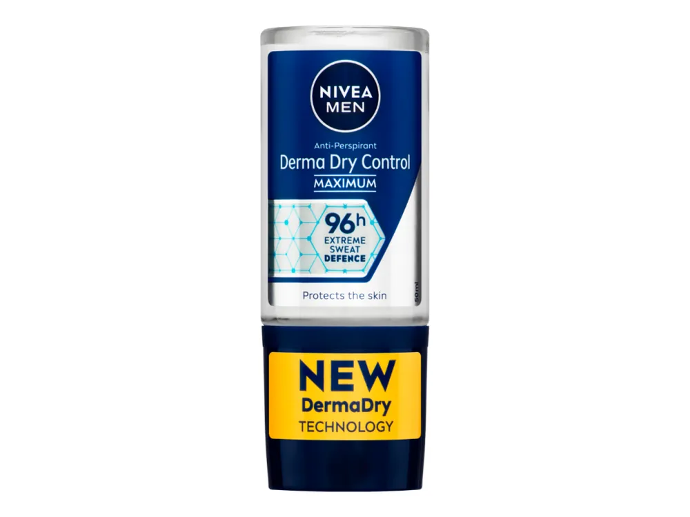 Nivea Men antiperspirant roll-on 50 ml Derma Dry Control Maximum Pouze Dnes