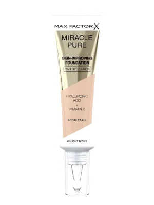 Ověřený Max Factor make-up 30 ml Miracle Pure 40 Light Ivory SPF 30