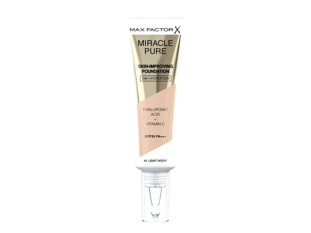 Ověřený Max Factor make-up 30 ml Miracle Pure 40 Light Ivory SPF 30