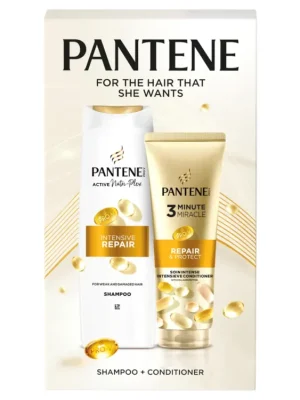 Nejlepší Cena Pantene dárková sada Intensive Repair (šampon 400 ml + balzám 220 ml)